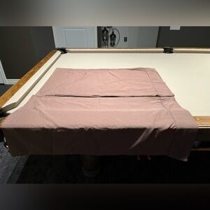 5/$25 set of chocolate brown 100% cotton king pillow shams